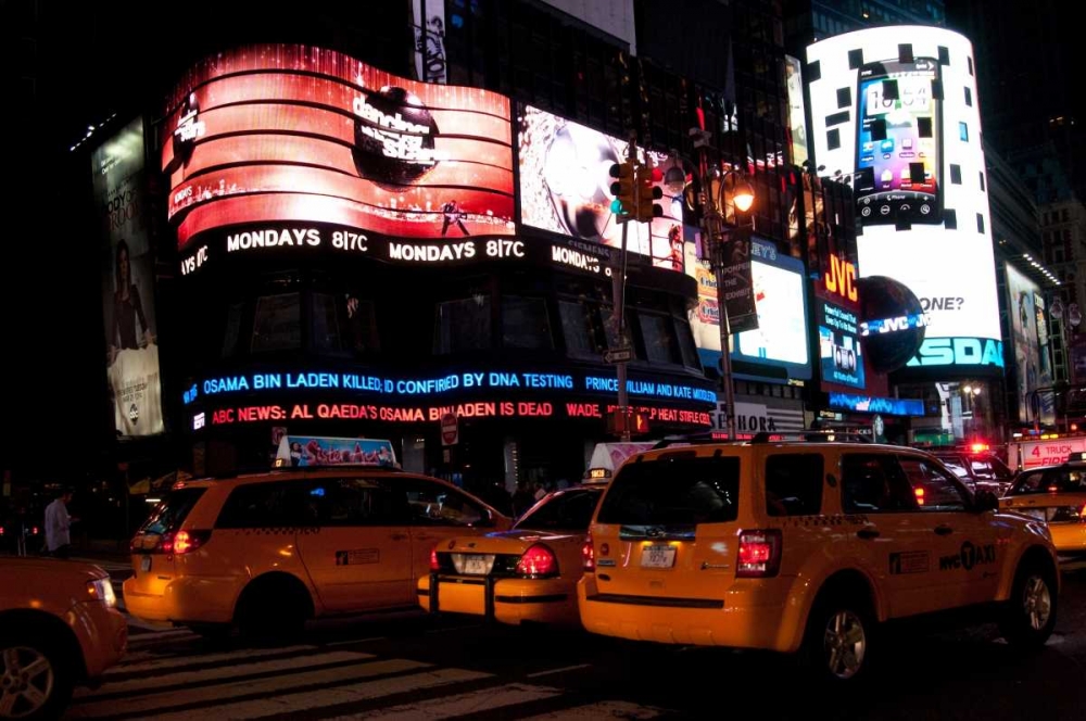 News in Times Square III art print by Erin Berzel for $57.95 CAD