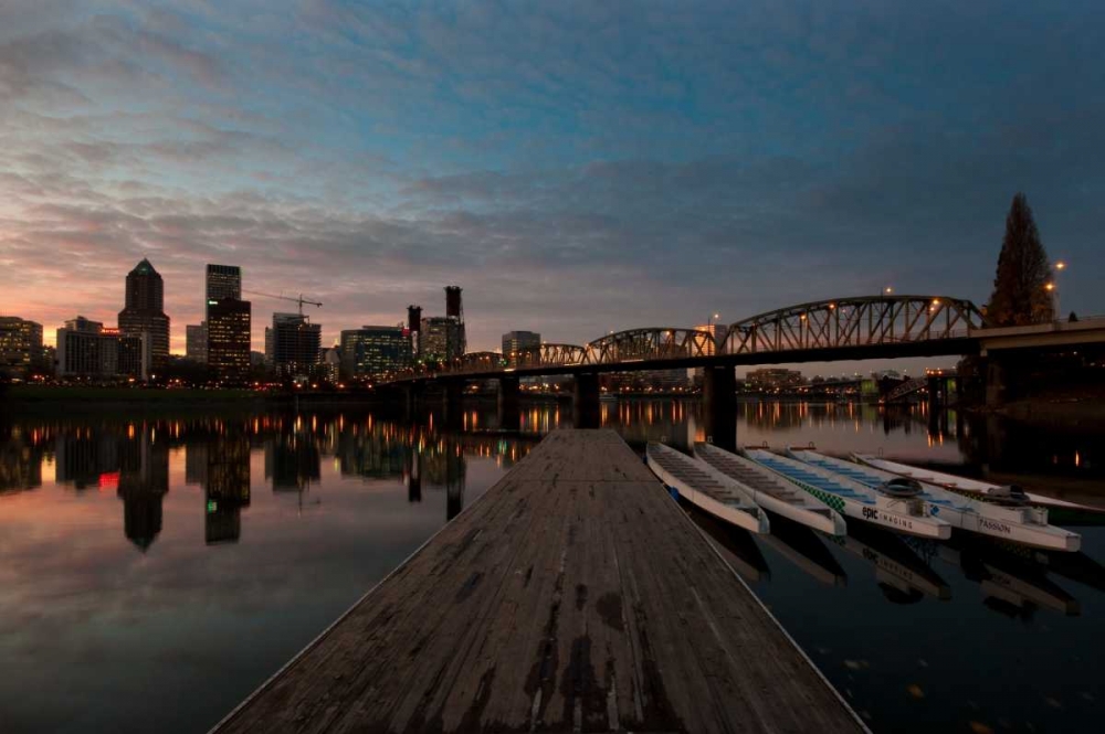 Portland Waterfront II art print by Erin Berzel for $57.95 CAD