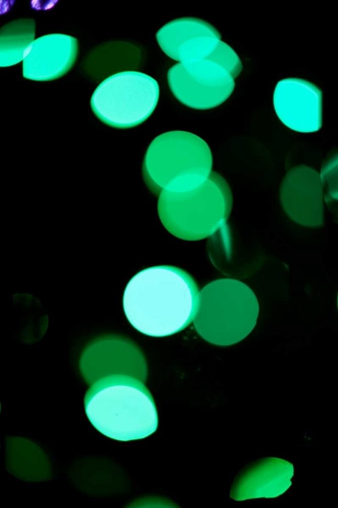 Green Bokeh art print by Erin Berzel for $57.95 CAD
