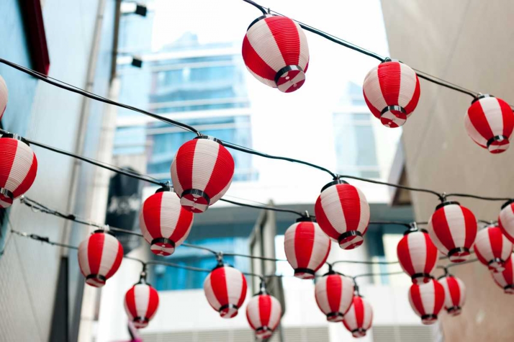 Hong Kong Lanterns art print by Erin Berzel for $57.95 CAD
