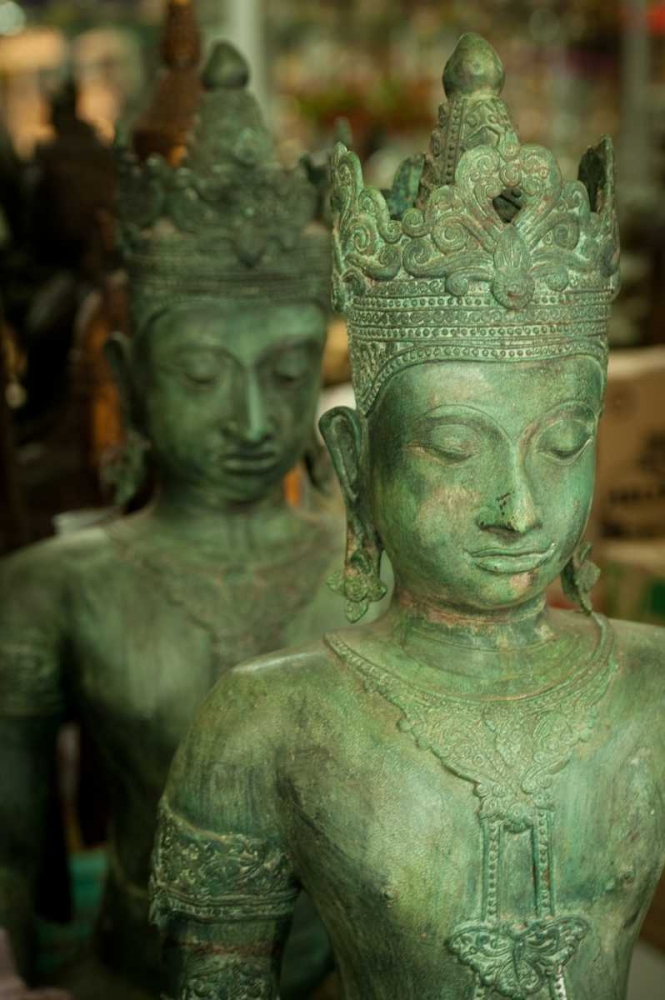 Buddha Statues II art print by Erin Berzel for $57.95 CAD