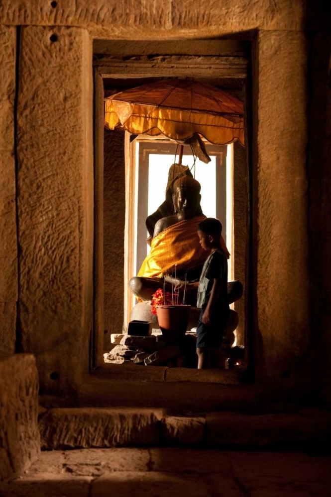 Shrine at Bayon art print by Erin Berzel for $57.95 CAD