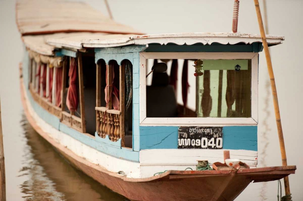 Laos Riverboat art print by Erin Berzel for $57.95 CAD