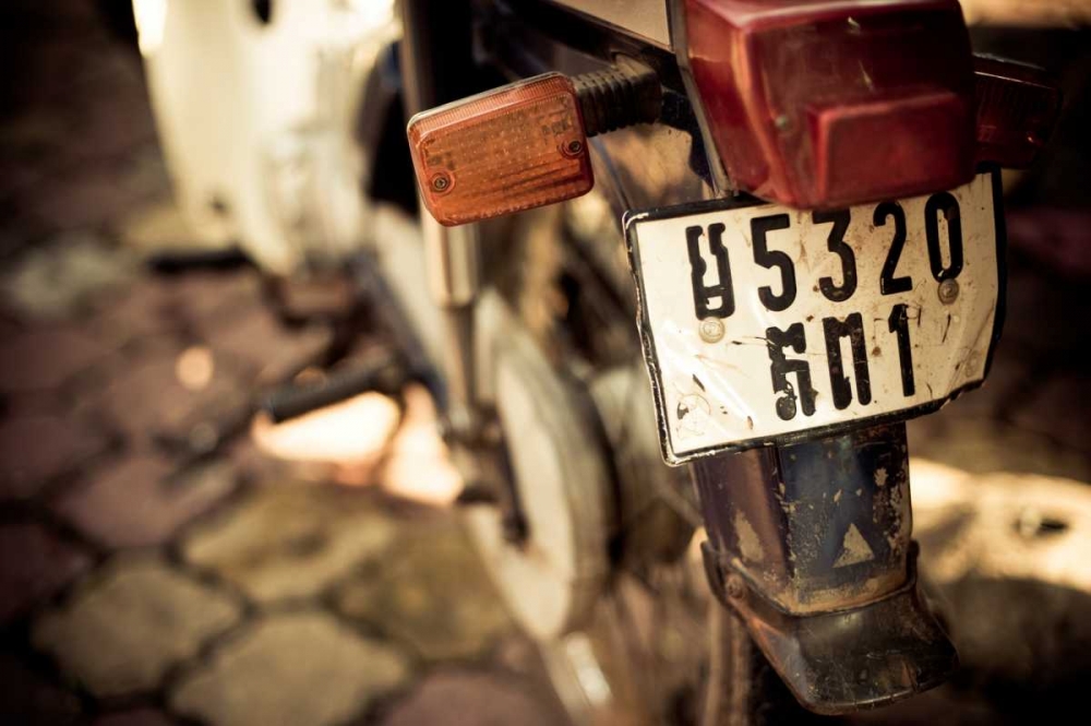 Cambodia Motorbike art print by Erin Berzel for $57.95 CAD