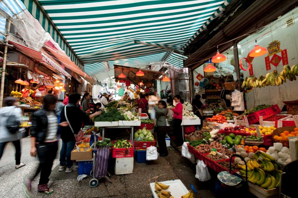 Graham Street Market II art print by Erin Berzel for $57.95 CAD