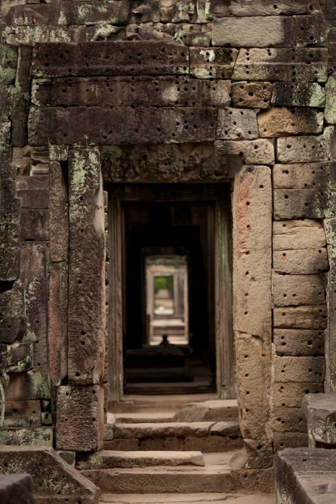 Preah Khan Doorway I art print by Erin Berzel for $57.95 CAD