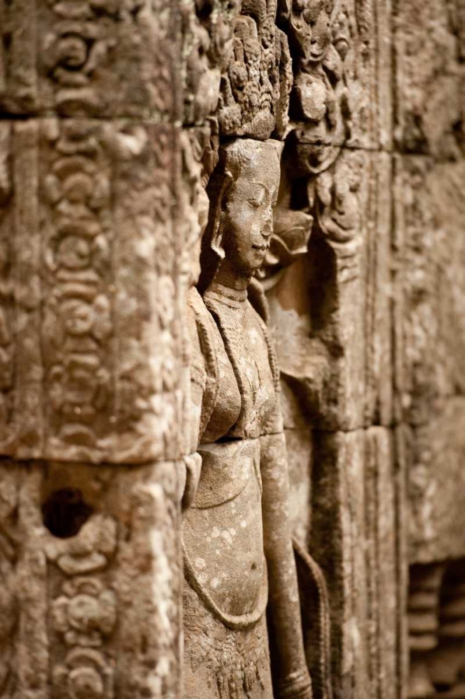 Apsara at Bayon art print by Erin Berzel for $57.95 CAD