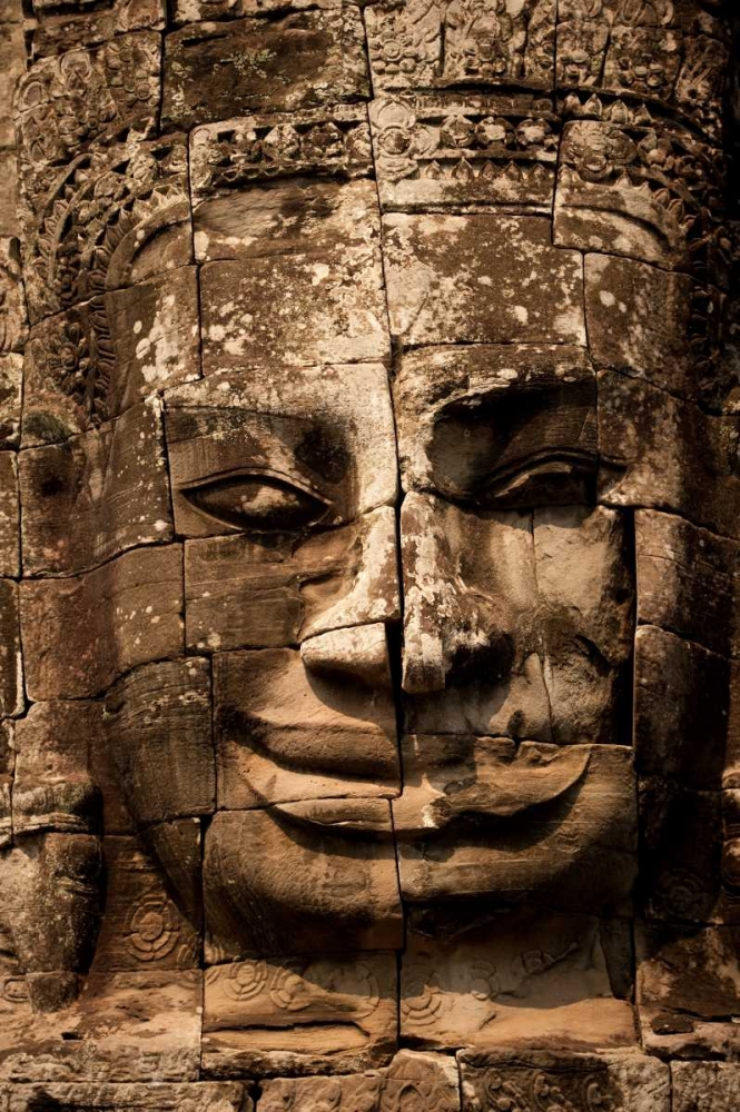 Bayon Face I art print by Erin Berzel for $57.95 CAD