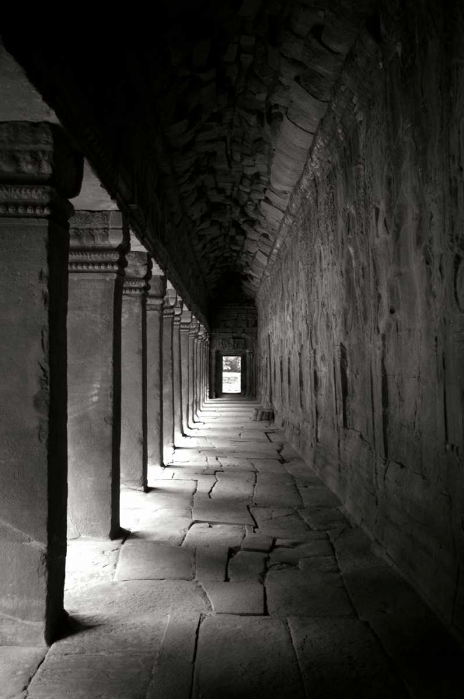 Ta Prohm Walkway BW art print by Erin Berzel for $57.95 CAD