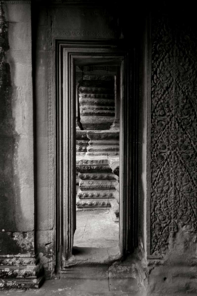 Angkor Wat II BW art print by Erin Berzel for $57.95 CAD