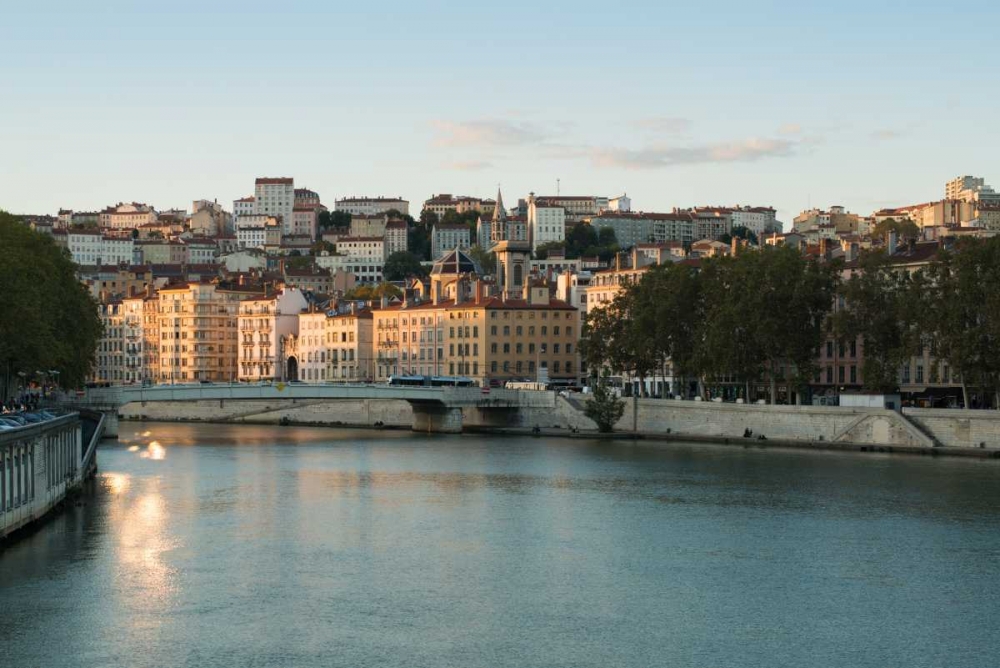 The Saone in Lyon II art print by Erin Berzel for $57.95 CAD
