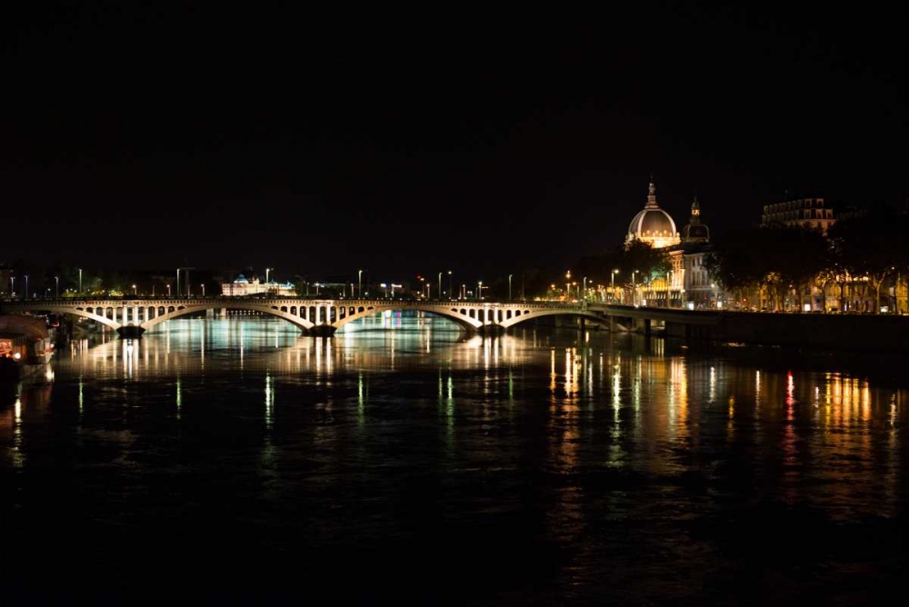 River Rhone at Night I art print by Erin Berzel for $57.95 CAD