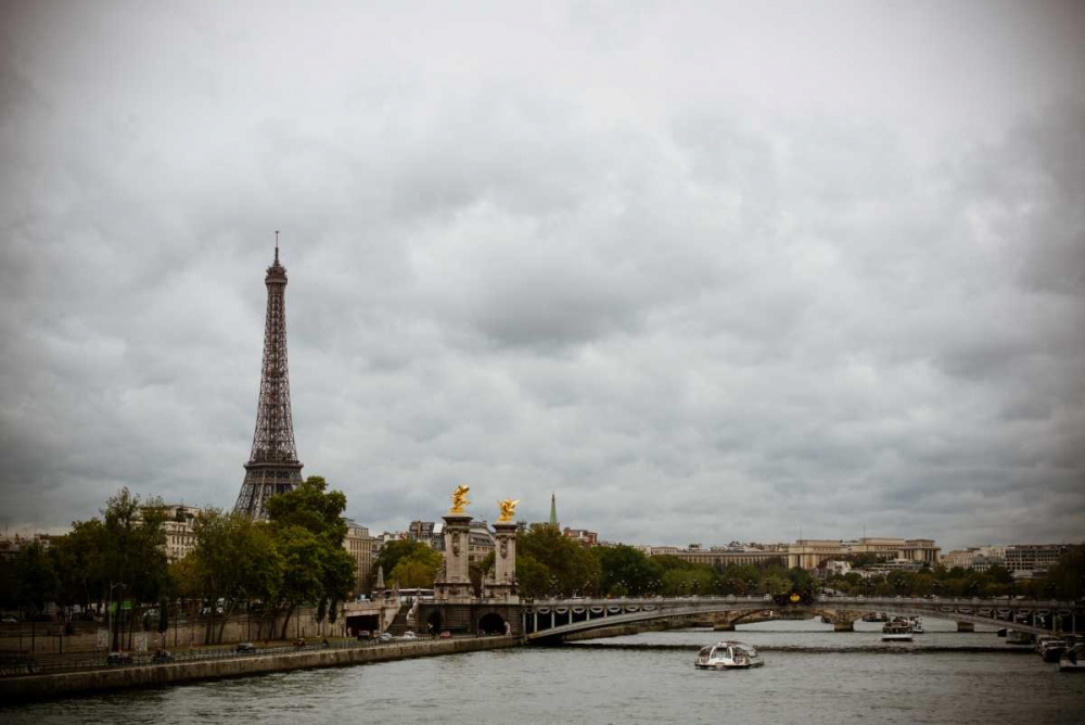 La Seine and La Tour Eiffel art print by Erin Berzel for $57.95 CAD