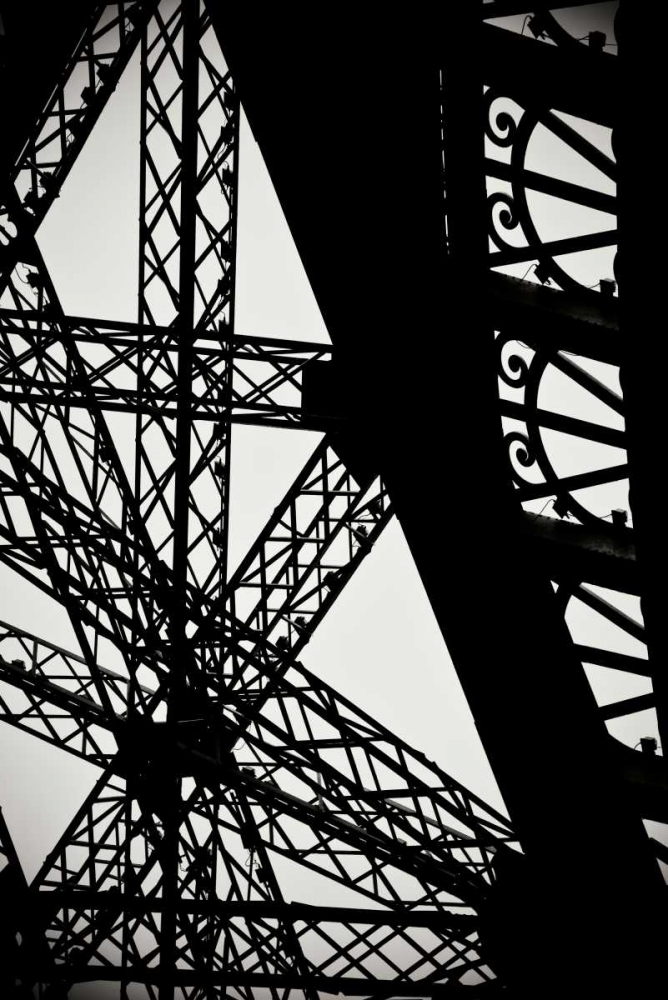 Eiffel Tower Latticework II art print by Erin Berzel for $57.95 CAD