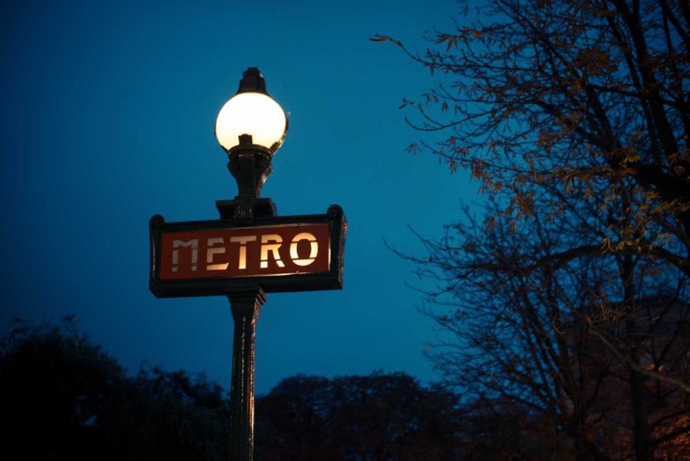 Paris Metro I art print by Erin Berzel for $57.95 CAD