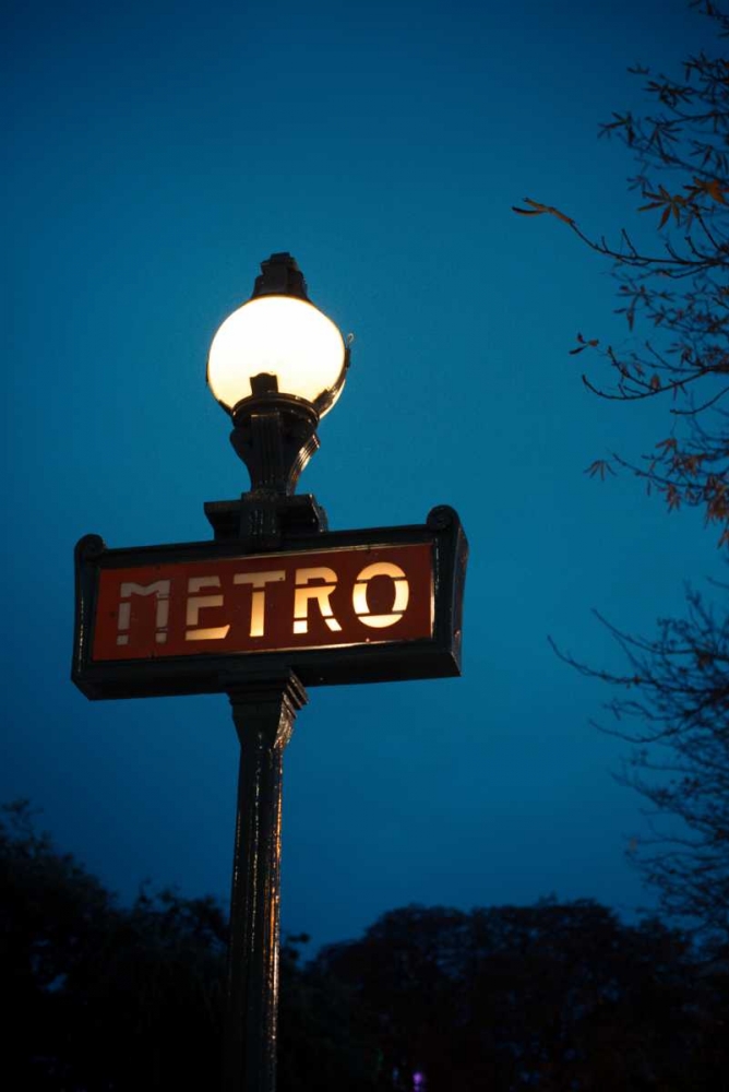 Paris Metro III art print by Erin Berzel for $57.95 CAD