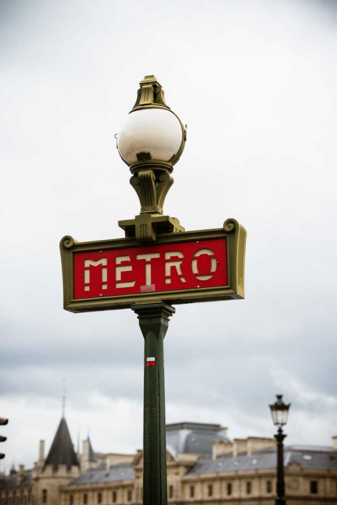 Paris Metro IV art print by Erin Berzel for $57.95 CAD