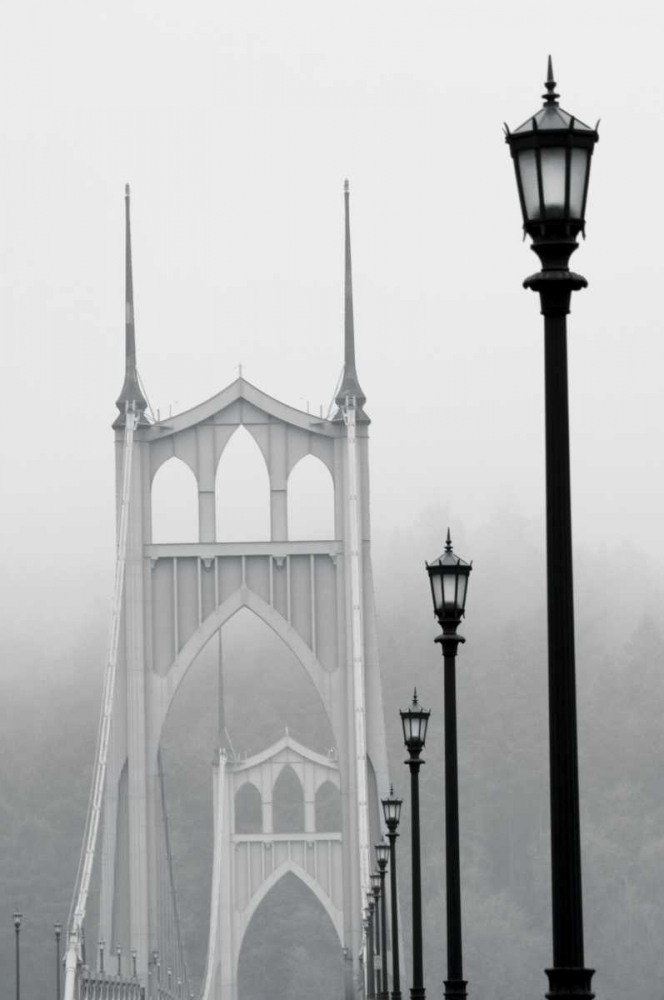 BW Light on the Bridge III art print by Erin Berzel for $57.95 CAD