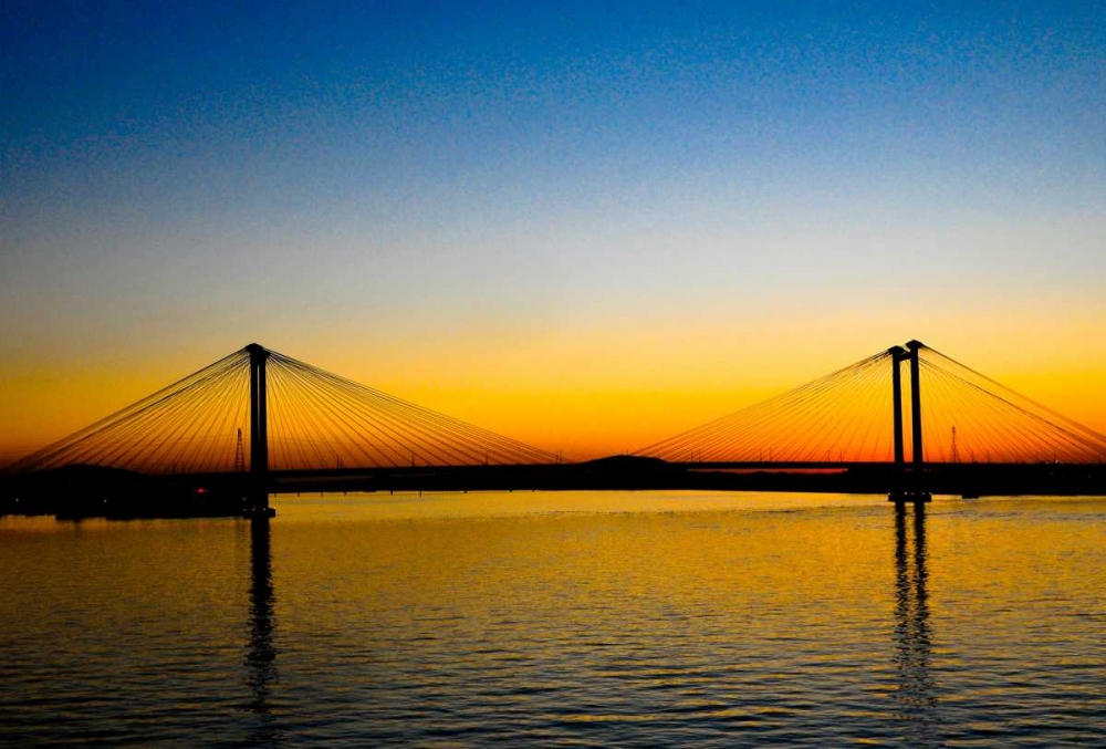 Cable Bridge art print by Erin Berzel for $57.95 CAD