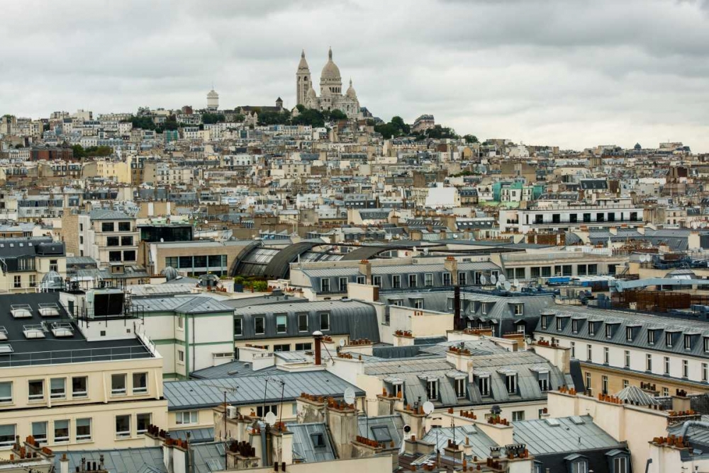 Paris Rooftops II art print by Erin Berzel for $57.95 CAD
