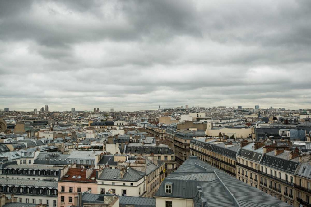 Paris Rooftops III art print by Erin Berzel for $57.95 CAD