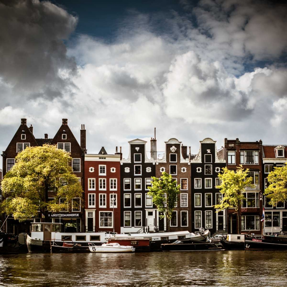Amsterdam Canal II art print by Erin Berzel for $57.95 CAD
