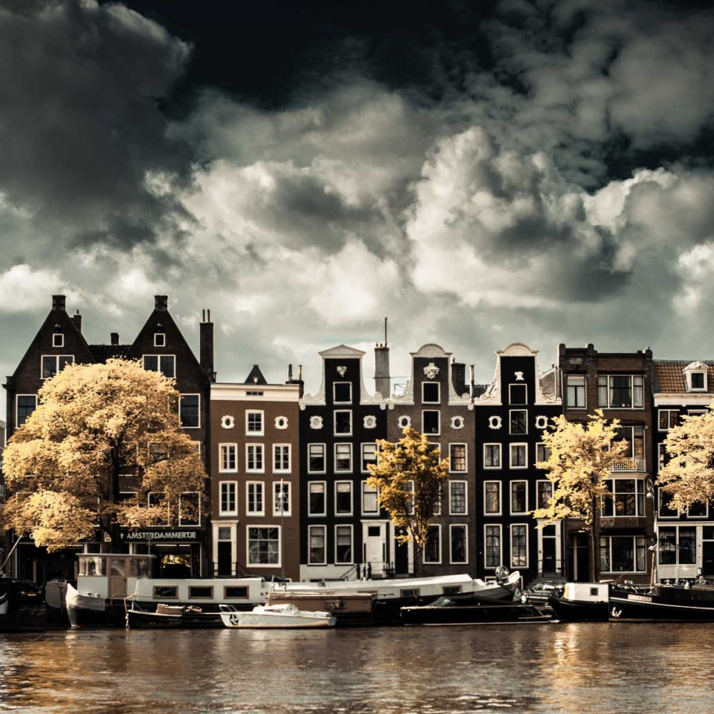 Amsterdam Canal II art print by Erin Berzel for $57.95 CAD