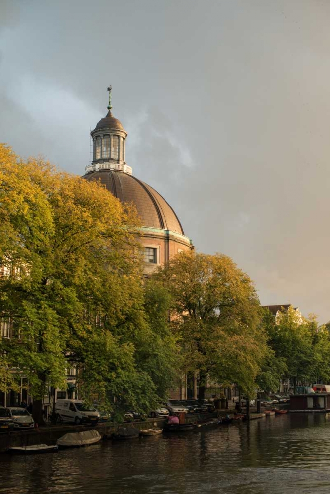 Amsterdam Singel Canal art print by Erin Berzel for $57.95 CAD