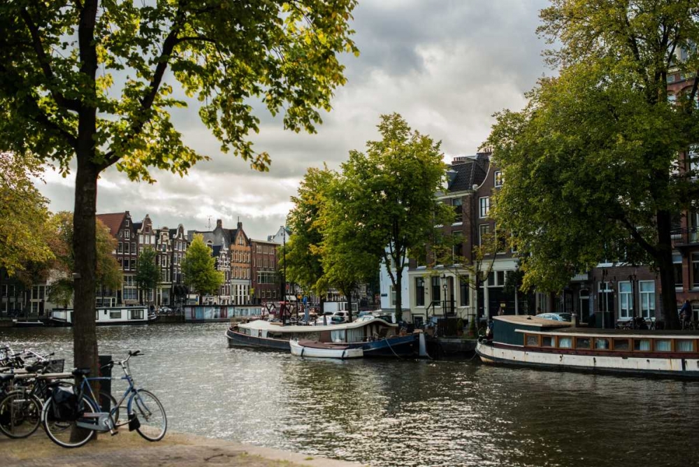 Amsterdam Canal III art print by Erin Berzel for $57.95 CAD