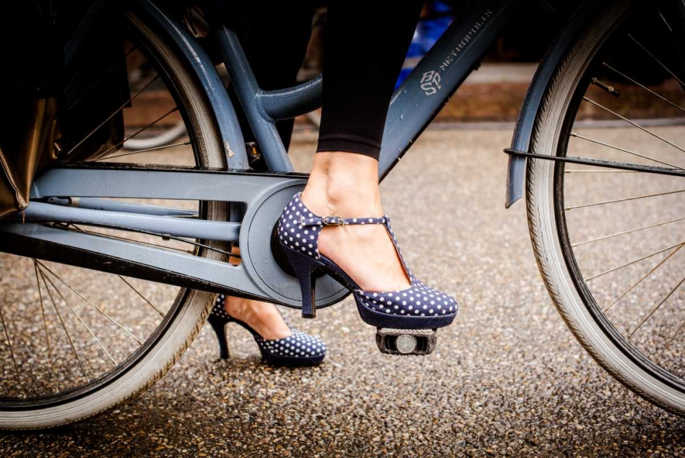 Polka Dot Heels art print by Erin Berzel for $57.95 CAD