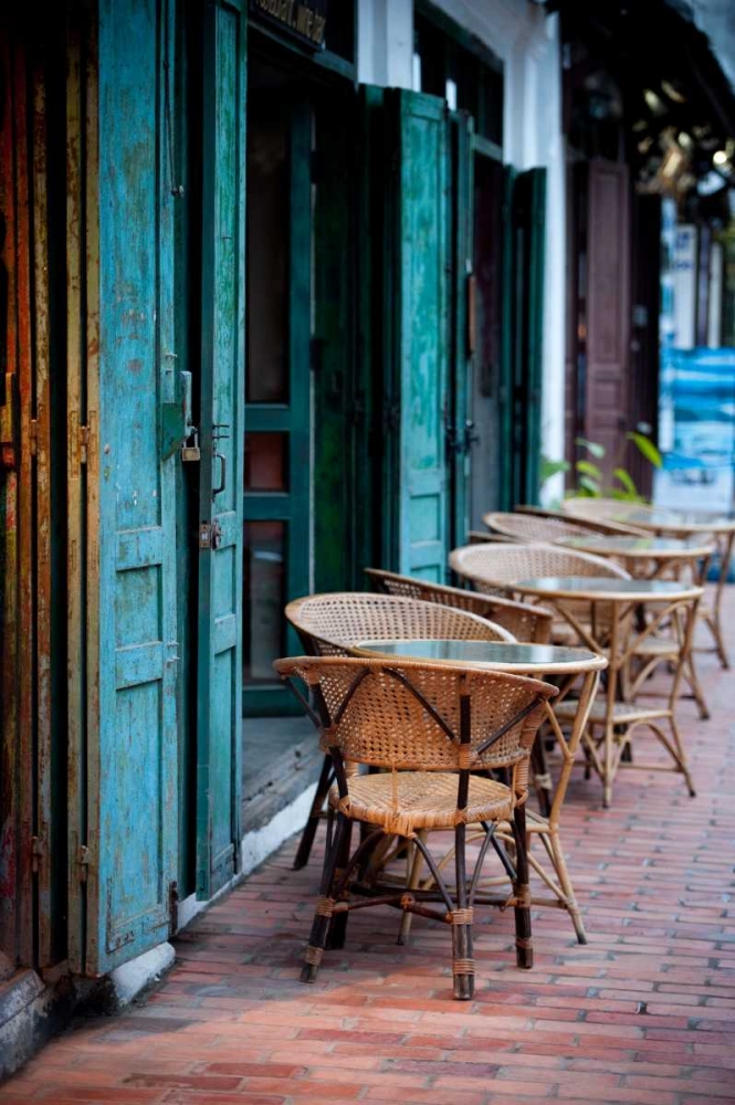 Colorful Cafe art print by Erin Berzel for $57.95 CAD