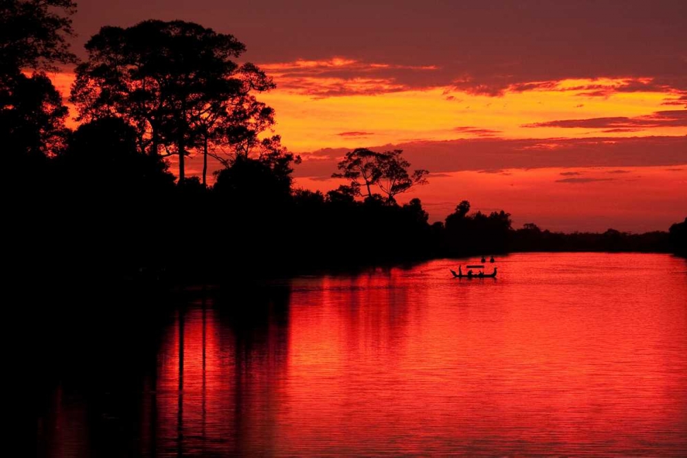 Angkor Sunset I art print by Erin Berzel for $57.95 CAD