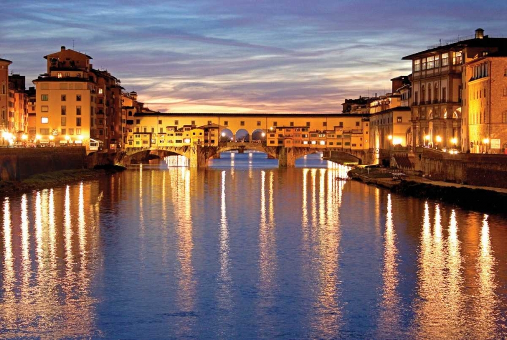 Golden Ponte Vecchio art print by Rita Crane for $57.95 CAD