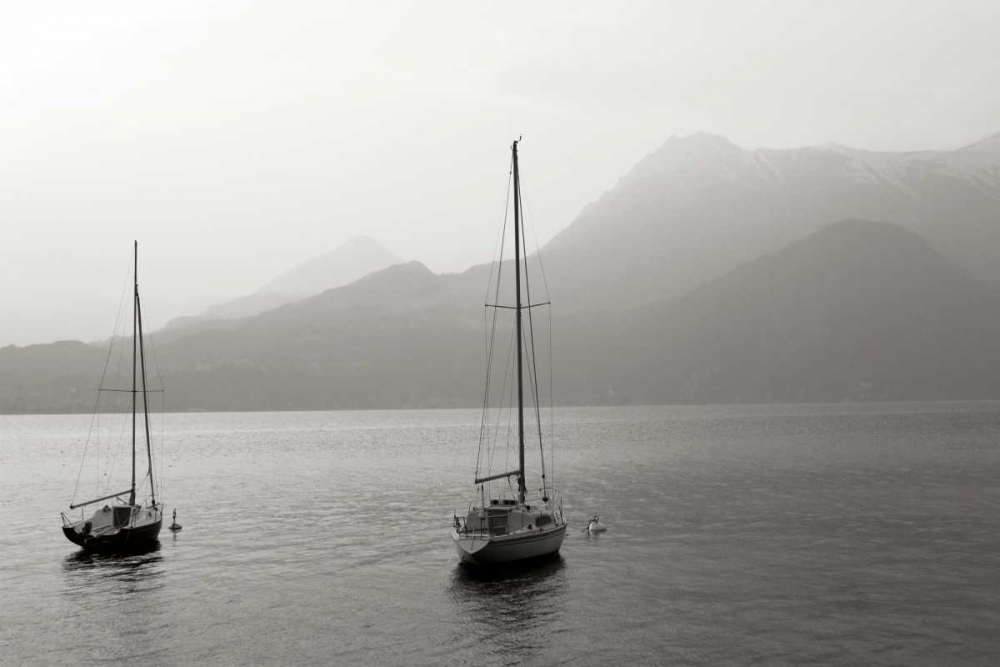 Lake Como Sailboats I art print by Rita Crane for $57.95 CAD