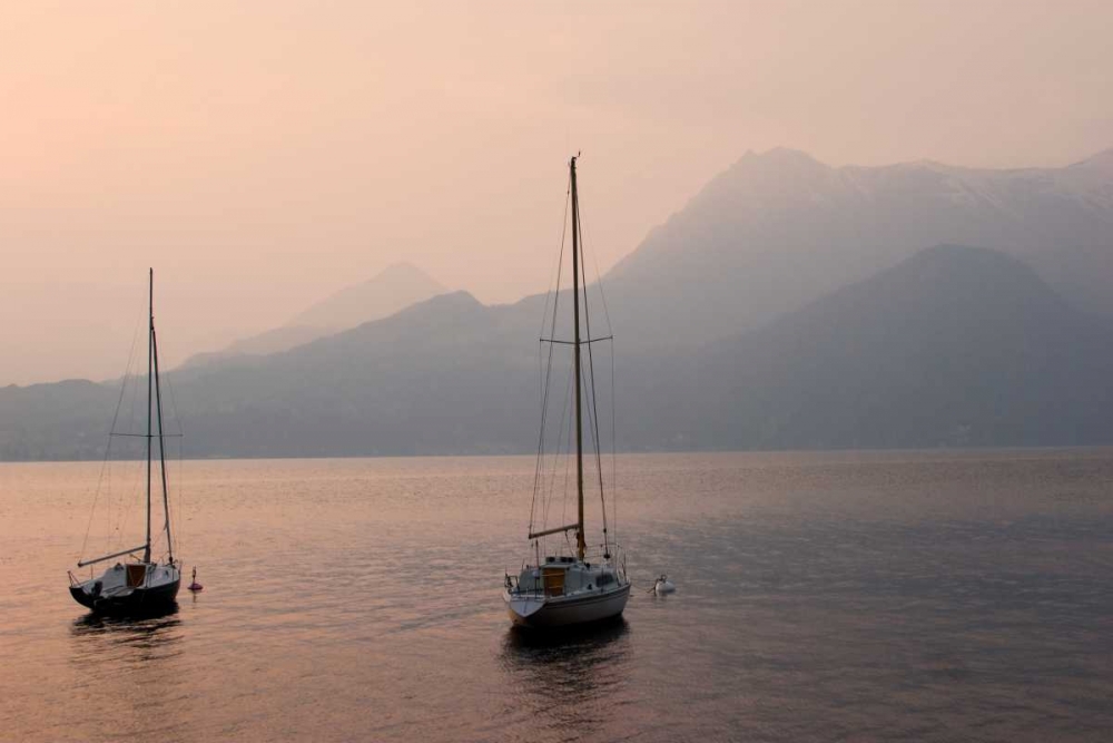 Lake Como Sailboats III art print by Rita Crane for $57.95 CAD