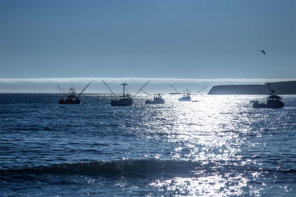 Fishing Boats I art print by Rita Crane for $57.95 CAD