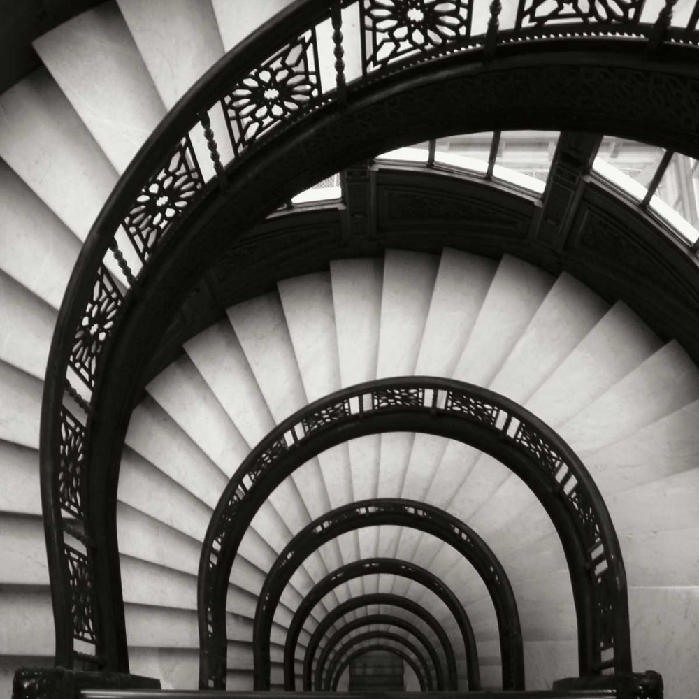 Rookery Stairwell Sq. art print by Jim Christensen for $57.95 CAD
