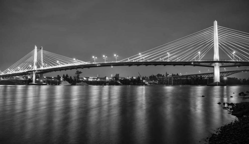 Tilikum Crossing BW art print by Stan Hellmann for $57.95 CAD