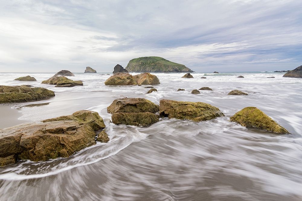 Harris Beach I art print by Stan Hellmann for $57.95 CAD