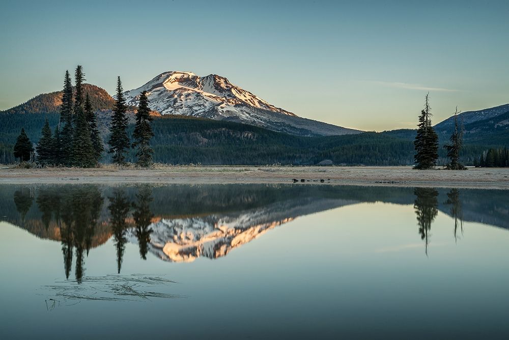 Sparks Lake Morning art print by Stan Hellmann for $57.95 CAD
