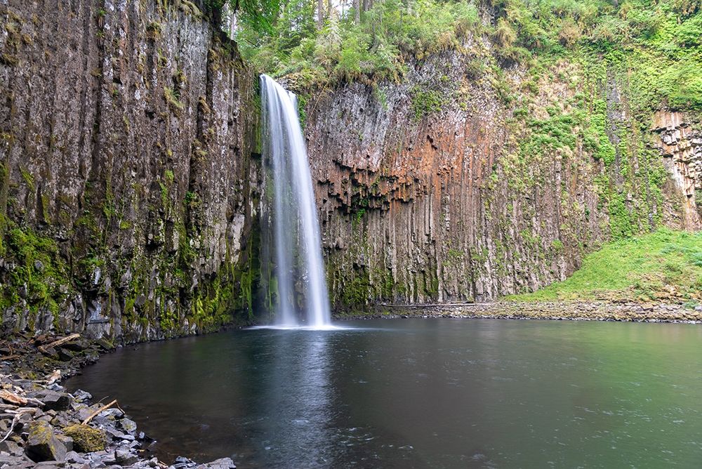 Abiqua Falls I art print by Stan Hellmann for $57.95 CAD