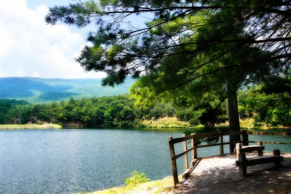 Douthat Lake II art print by Alan Hausenflock for $57.95 CAD