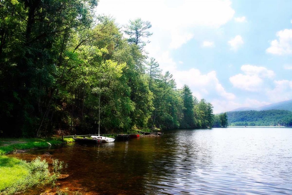 Douthat Lake V art print by Alan Hausenflock for $57.95 CAD