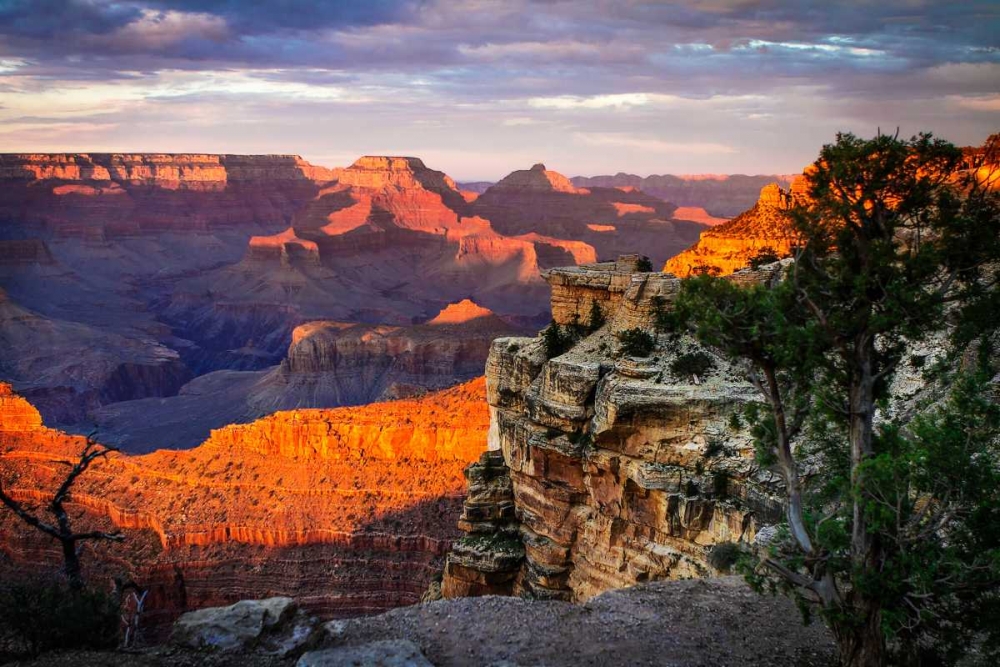 Mather Point Sunset I art print by Alan Hausenflock for $57.95 CAD