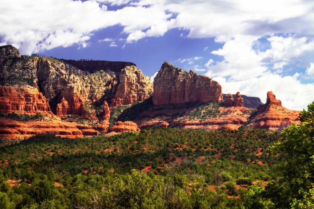 Red Rock Mountains I art print by Alan Hausenflock for $57.95 CAD