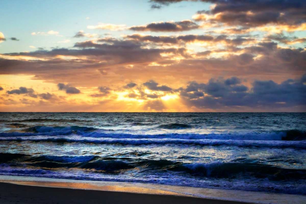 Ocean Sunrise II art print by Alan Hausenflock for $57.95 CAD