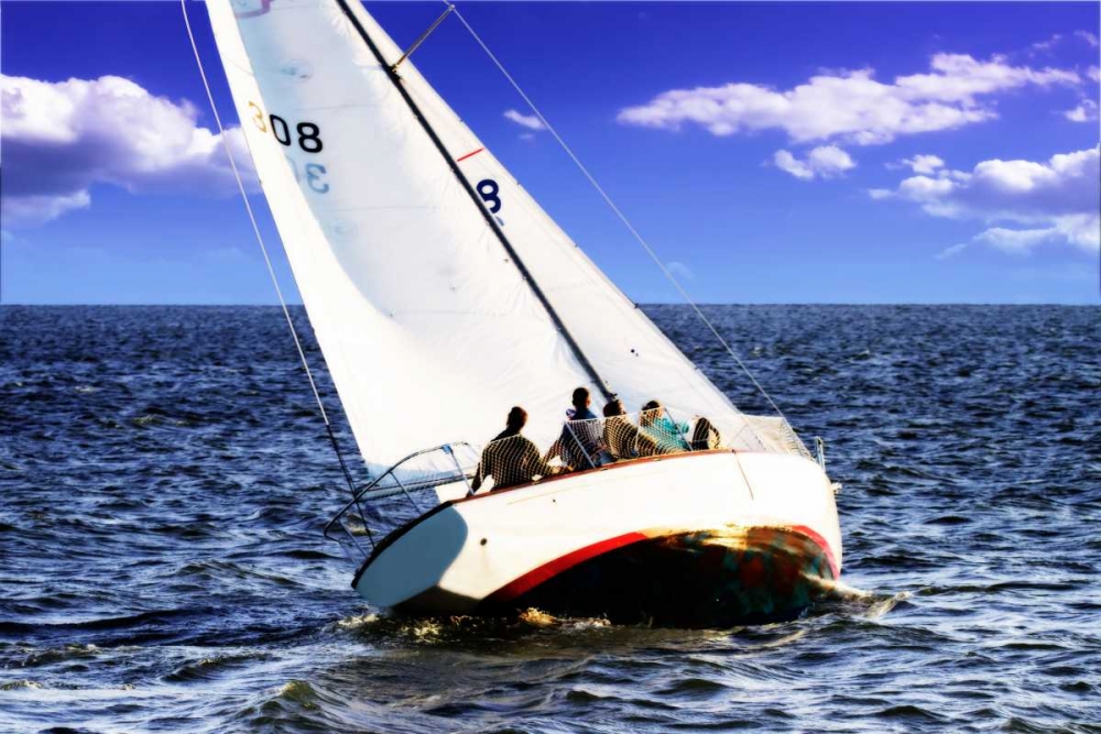 Sailing At Days End art print by Alan Hausenflock for $57.95 CAD