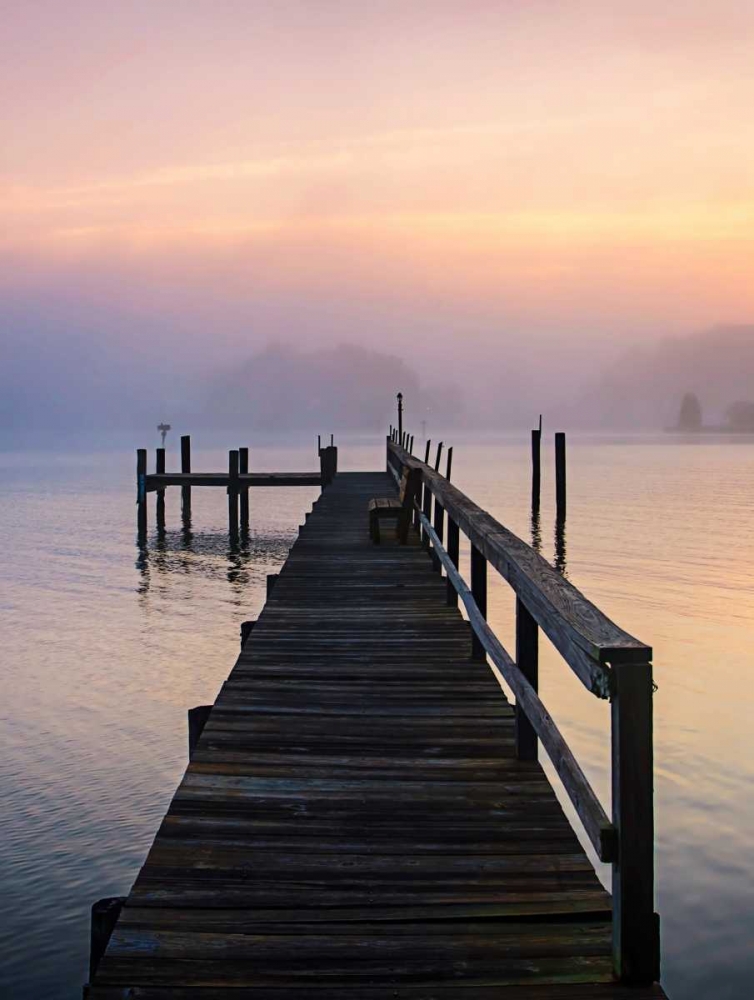 Neale Sound Sunrise IV Vertical art print by Alan Hausenflock for $57.95 CAD