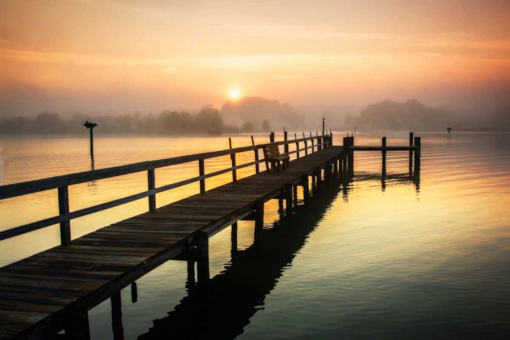 Wicomico River Sunrise I art print by Alan Hausenflock for $57.95 CAD