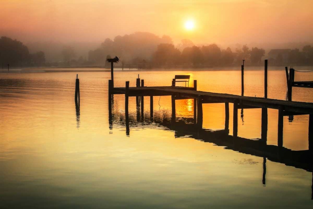 Wicomico River Sunrise II art print by Alan Hausenflock for $57.95 CAD